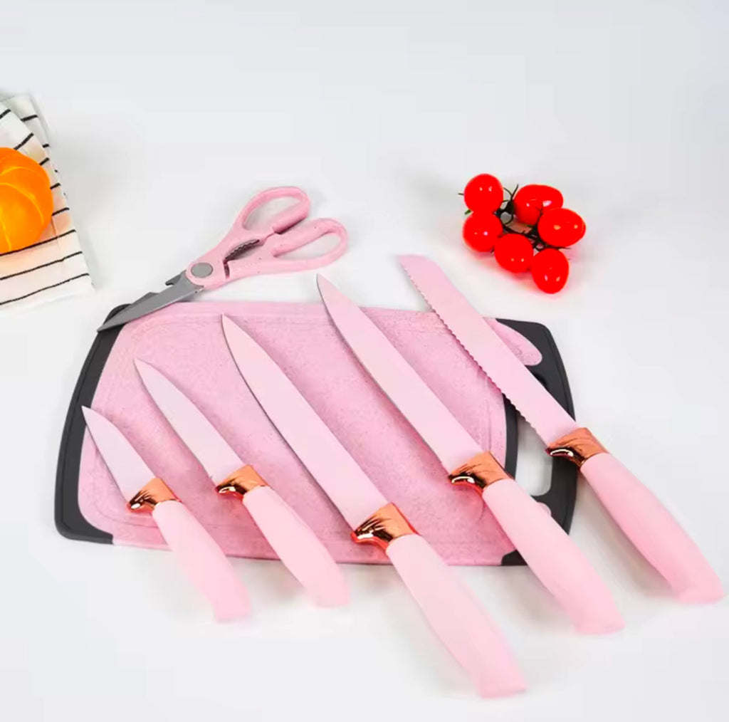 19-Piece Elegant Non-Stick Silicone Kitchen Utensil Set – Pink
