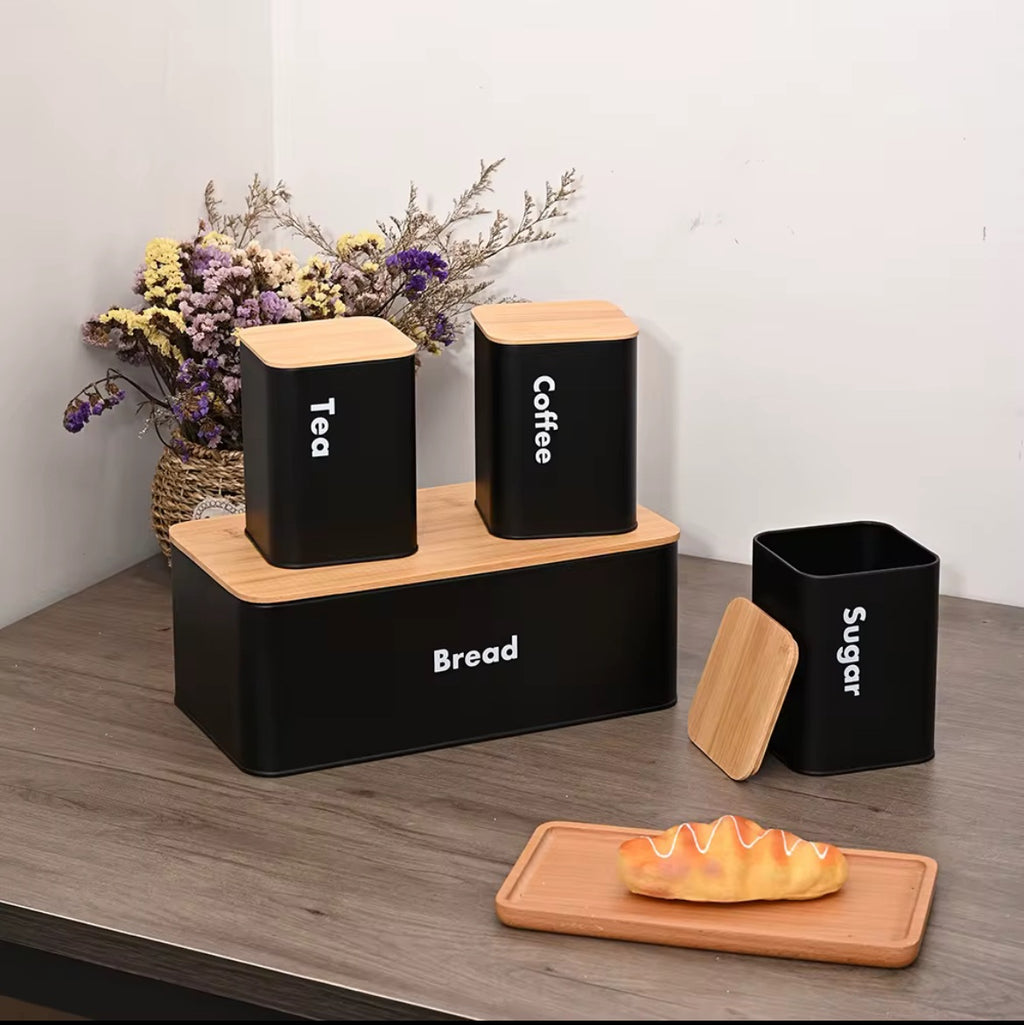 Black Bin Set