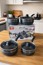 8pc Granite Sauce Pan set