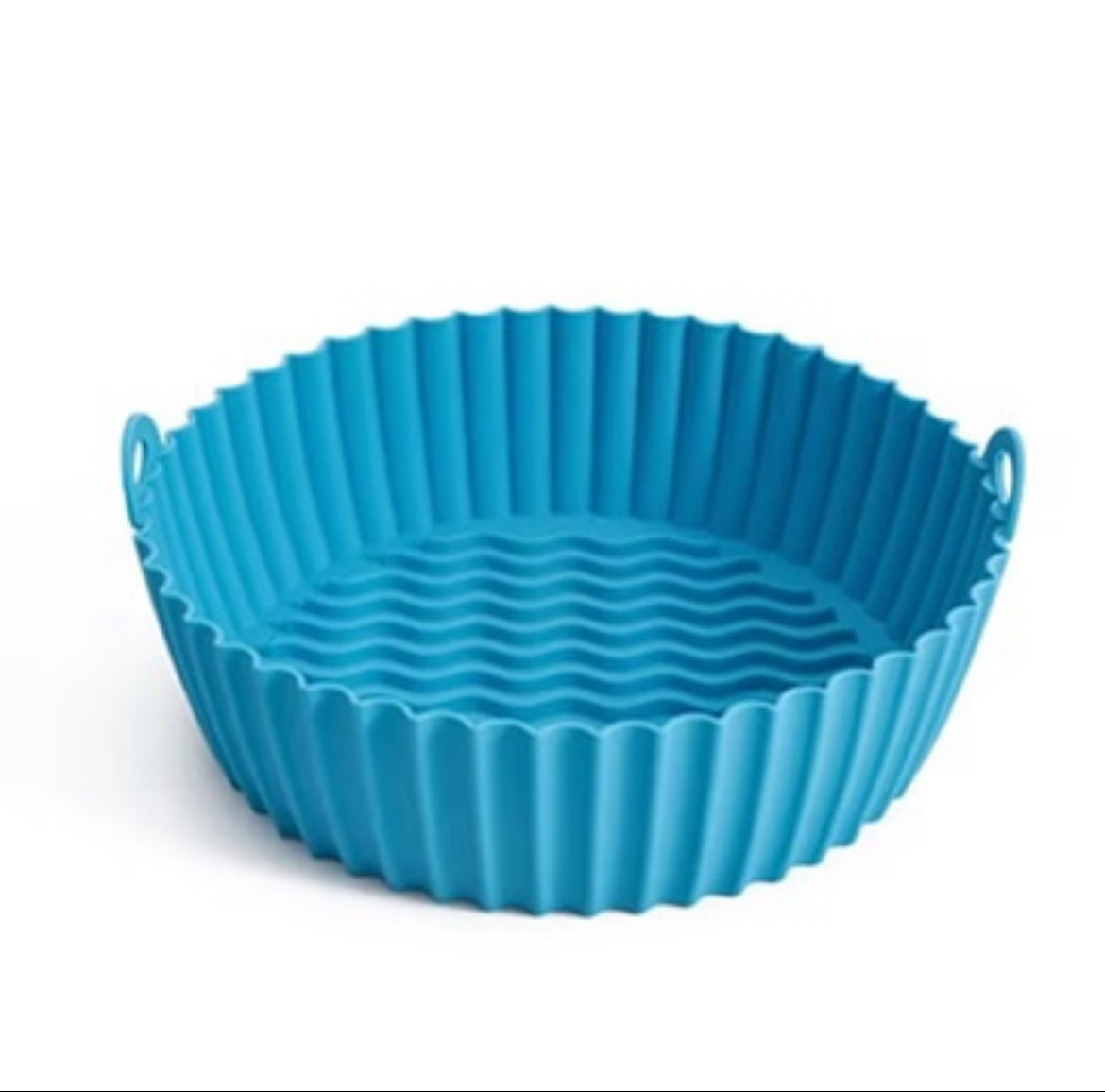 2 Pack Silicone Round Air Fryer Liners – Non-Stick, Flexible & Easy Release