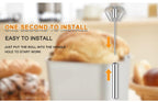 Stainless Steel Semi-Automatic Egg Beater, Rotary Hand Whisk - No Batteries Required