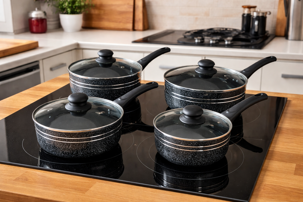 8pc Granite Sauce Pan set