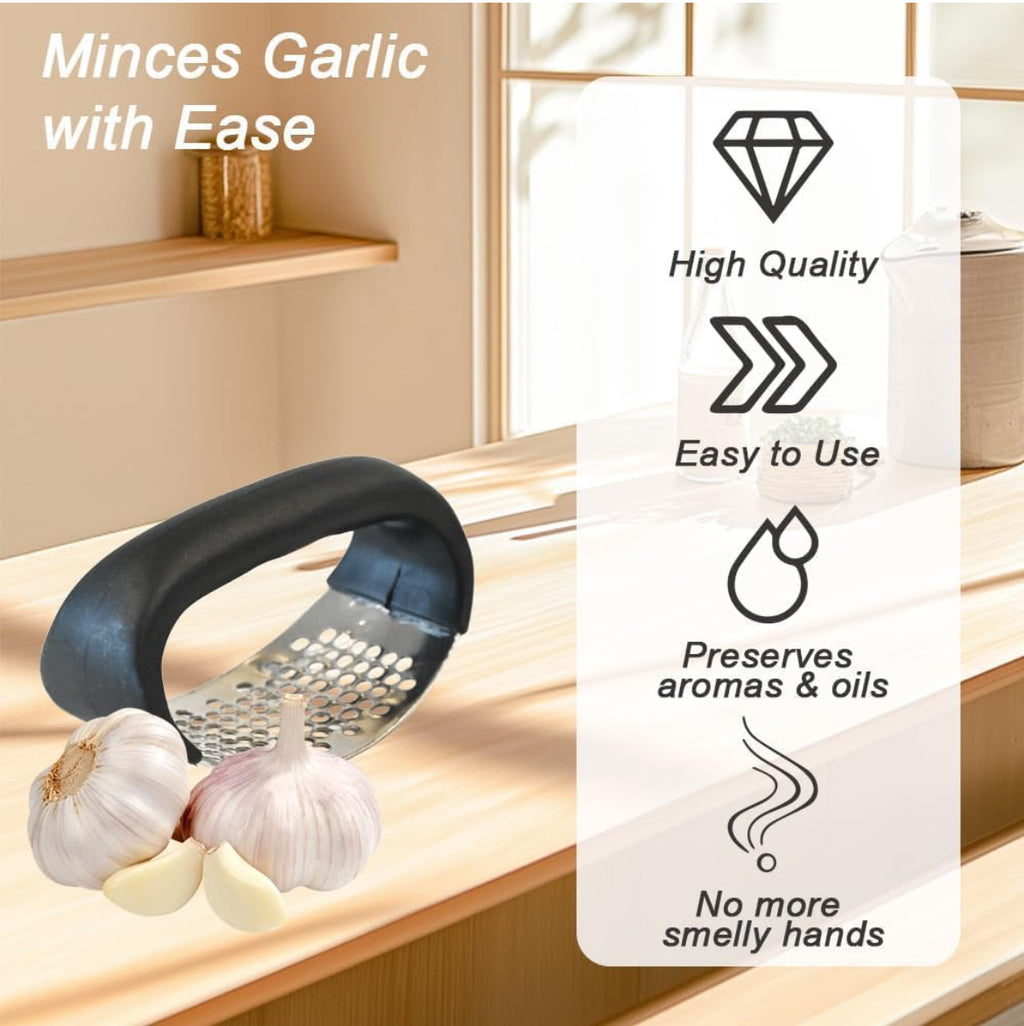 Excellent Garlic Press – Strong, Easy, and Mess-Free!
