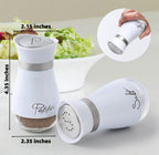 Modern White 2-Pack Salt & Pepper Shaker Set