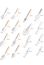 19-Piece Elegant Non-Stick Silicone Kitchen Utensil Set – White