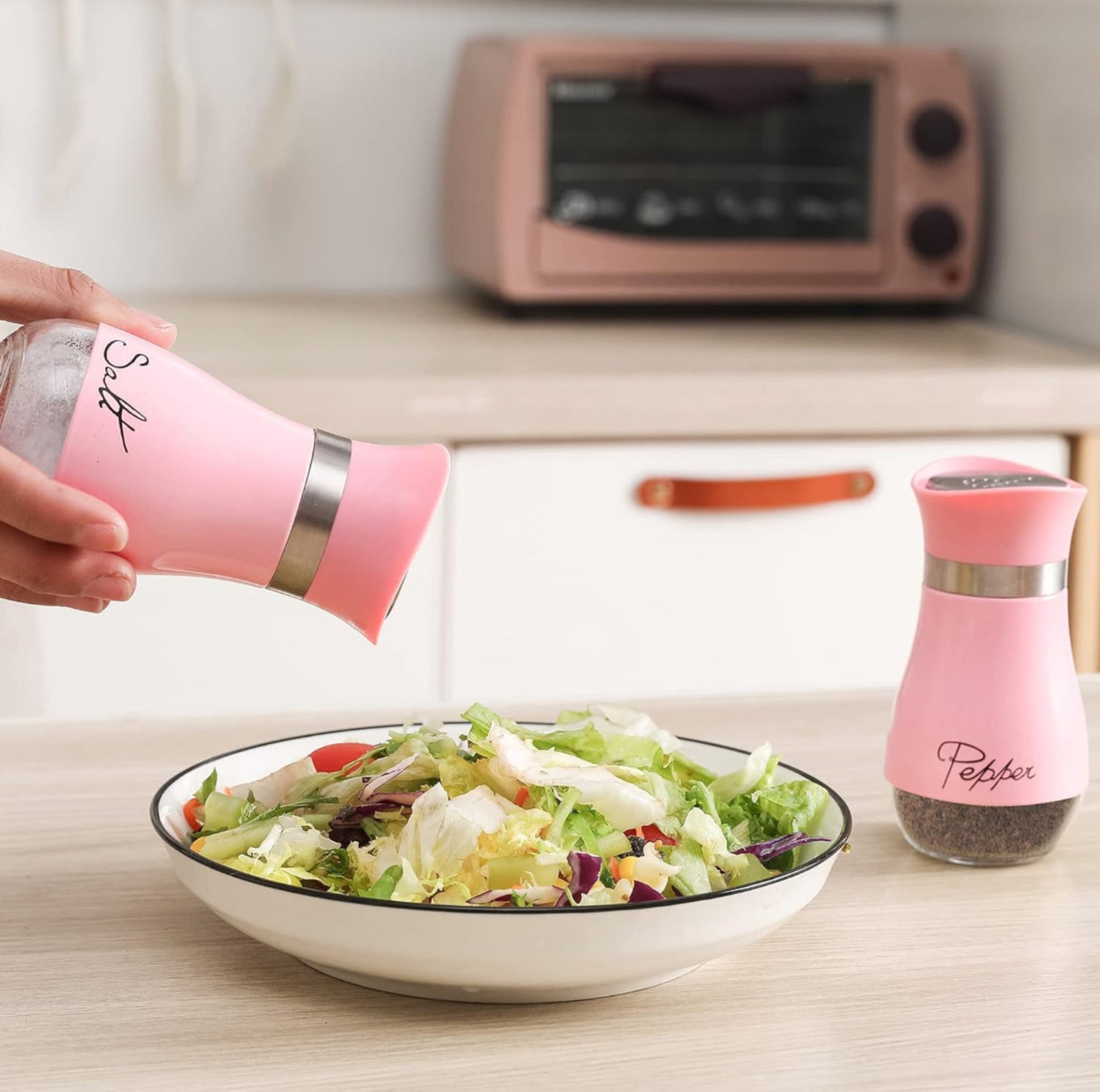 2-Pack Salt & Pepper Shaker Set - Pink