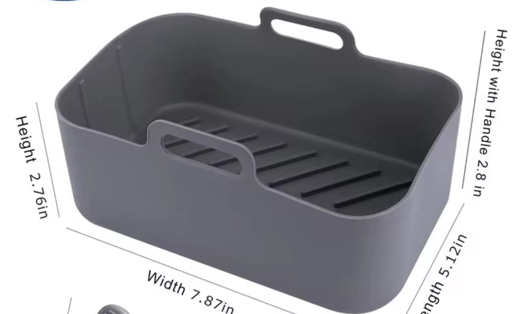 Grey Air fryer liners