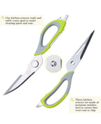 7-in-1 Magnetic Multi-Purpose Functional Kitchen Scissors with Protective Sheath