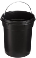 Bamboo Lid Pedal Kitchen Bin – White