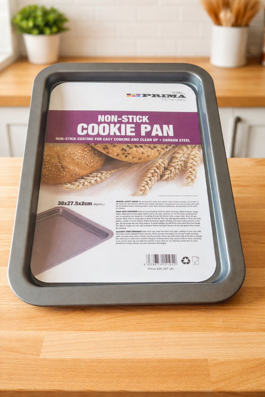 Prima Non-Stick Cookie Braking Pan – 38 x 27.5 x 2 cm